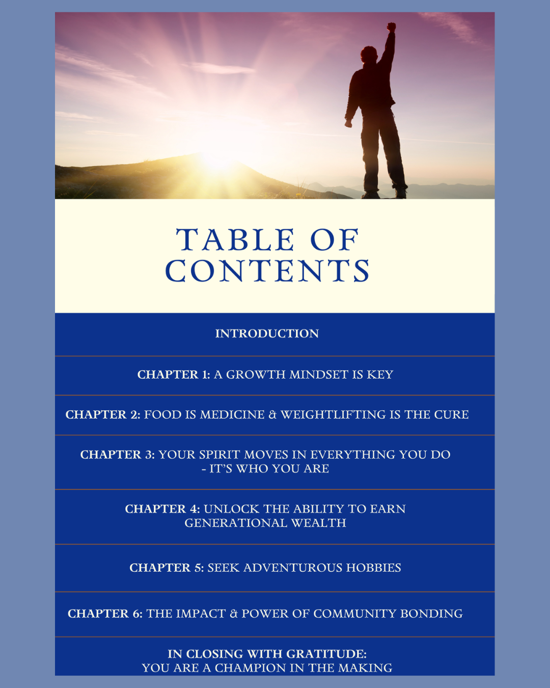 The Champion’s Playbook